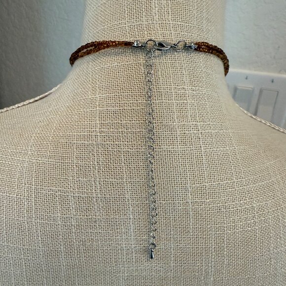 Art Glass and Jasper Artisan Necklace - Picture 4 of 9